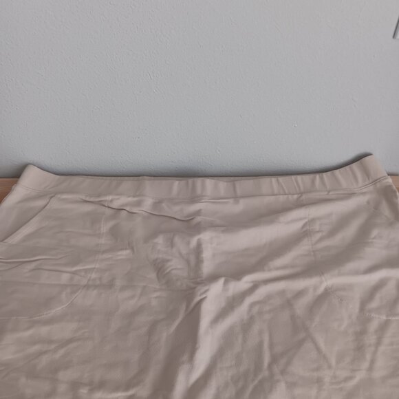 Belle Beach by Kim Gravel French Terry Seaside Skort , Sand Sz 4X a499676 - Picture 3 of 5